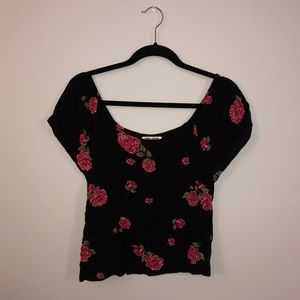 Billabong - Short Sleeved Scoop Neck Blouse